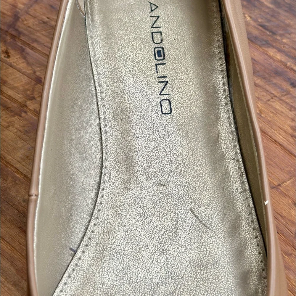 Bandolino Leather and Patent 7 1/2M Flats